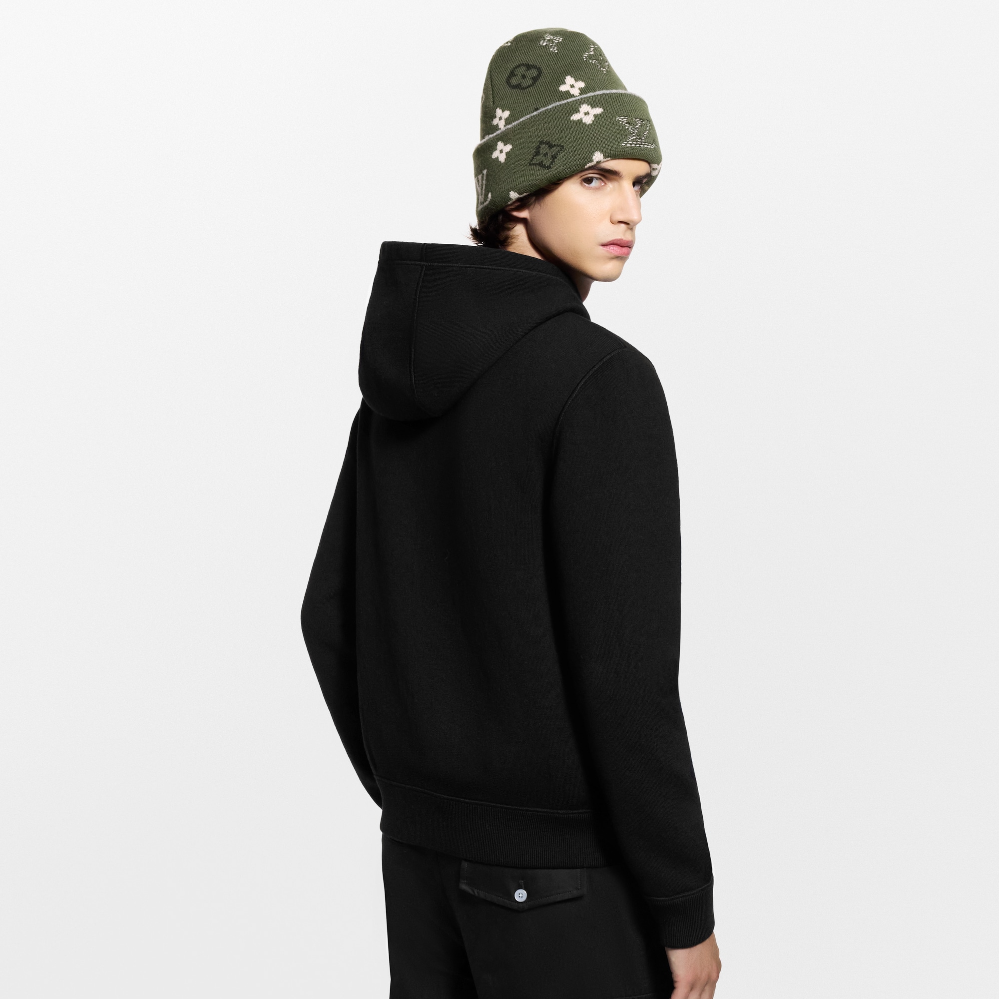 美品　LOUIS VUITTON リバーシブルダブルフェイスフーデッドブルゾン モノグラム リバーシブル ダブルフェイス フーデッド ブルゾン ｜ルイ